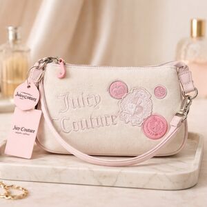 Nwt Juicy Couture Shoulder Handbag Pink New